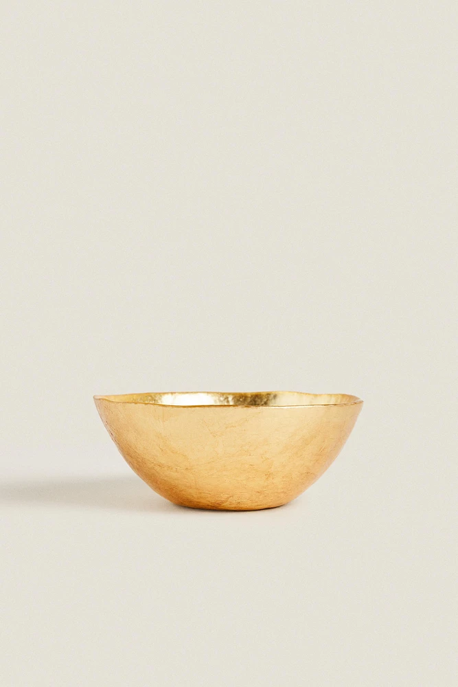 GOLDEN GLASS BOWL