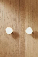 LOT BOUTONS DE PORTE NACRE IRRÉGULIERS (LOT DE 2)