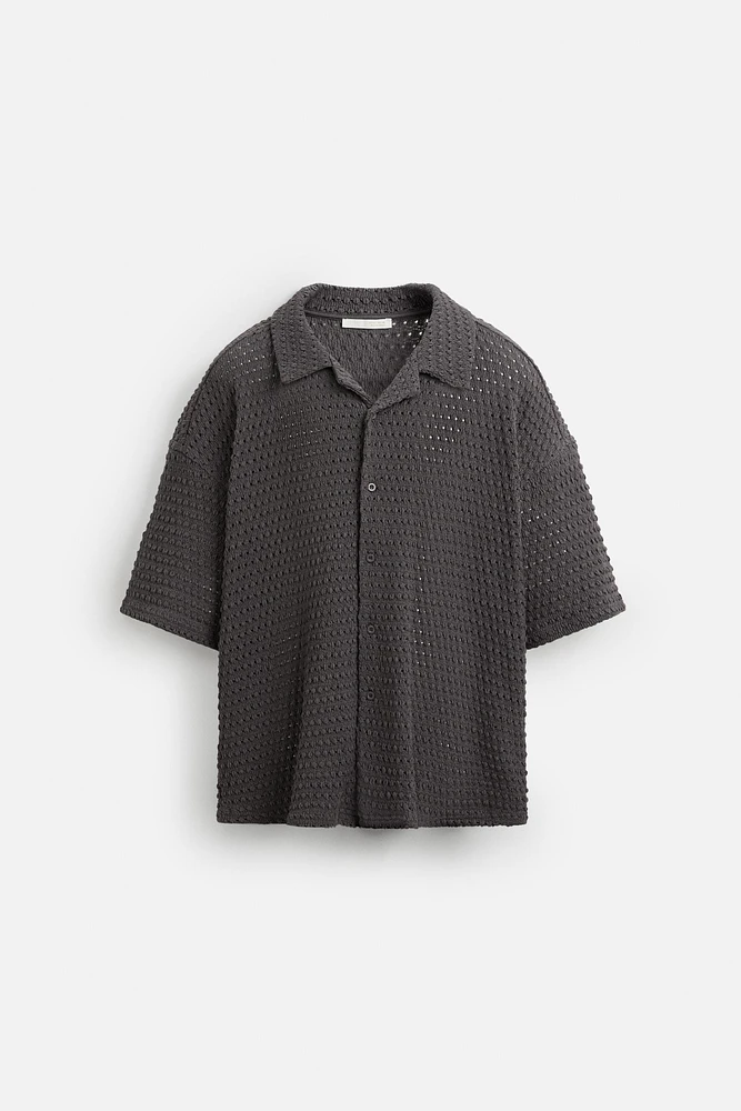 IRREGULAR TEXTURED SHIRT