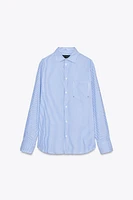 STRIPED POPLIN SHIRT ZW COLLECTION