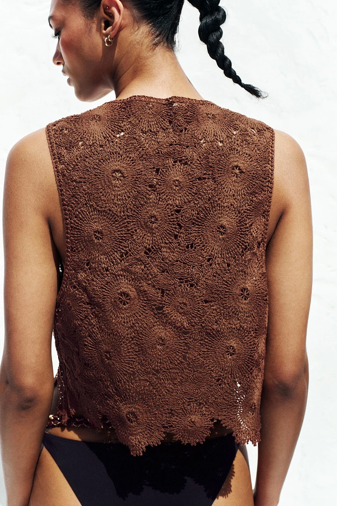CROCHET VEST TOP