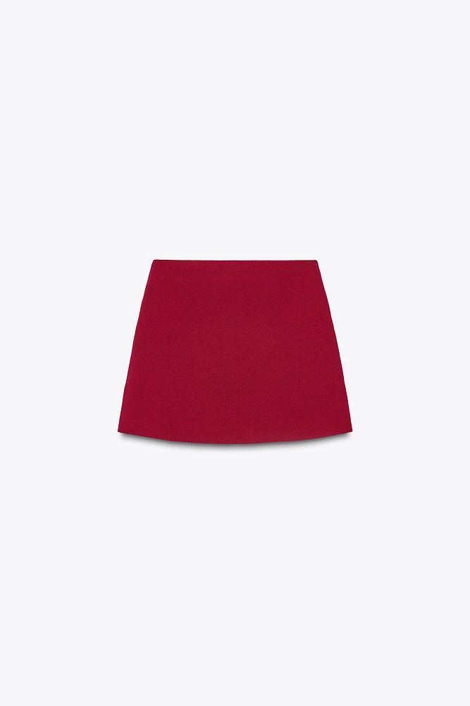 BASIC KNIT MINI SKIRT