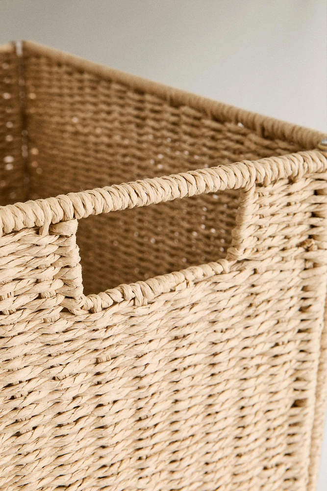 PANIER À LINGE AVEC TISSU INTÉRIEUR