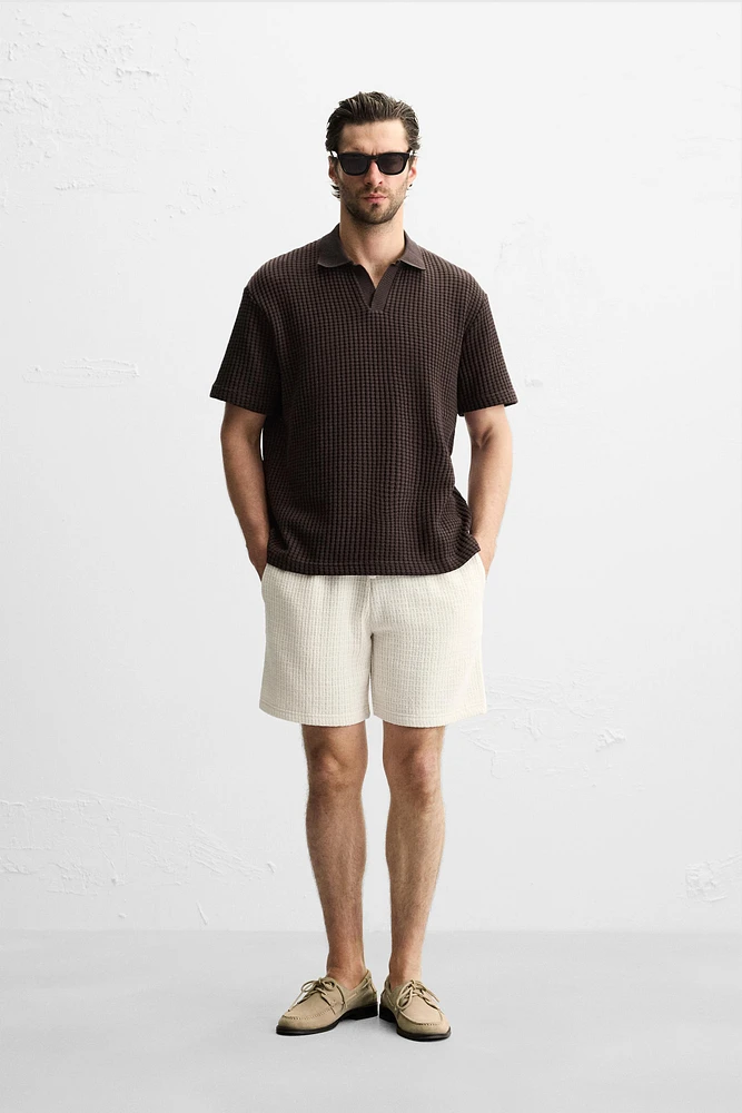 BERMUDA JOGGER STRUCTURÉ