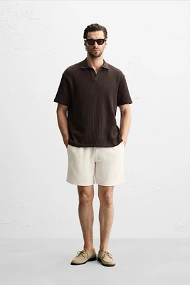 BERMUDA JOGGER STRUCTURÉ