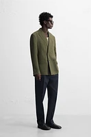 100% LINEN SUIT BLAZER