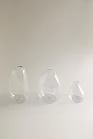 VASE EN VERRE PETIT FORMAT IRRÉGULIER
