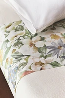 FLORAL PRINT SATEEN FLAT SHEET