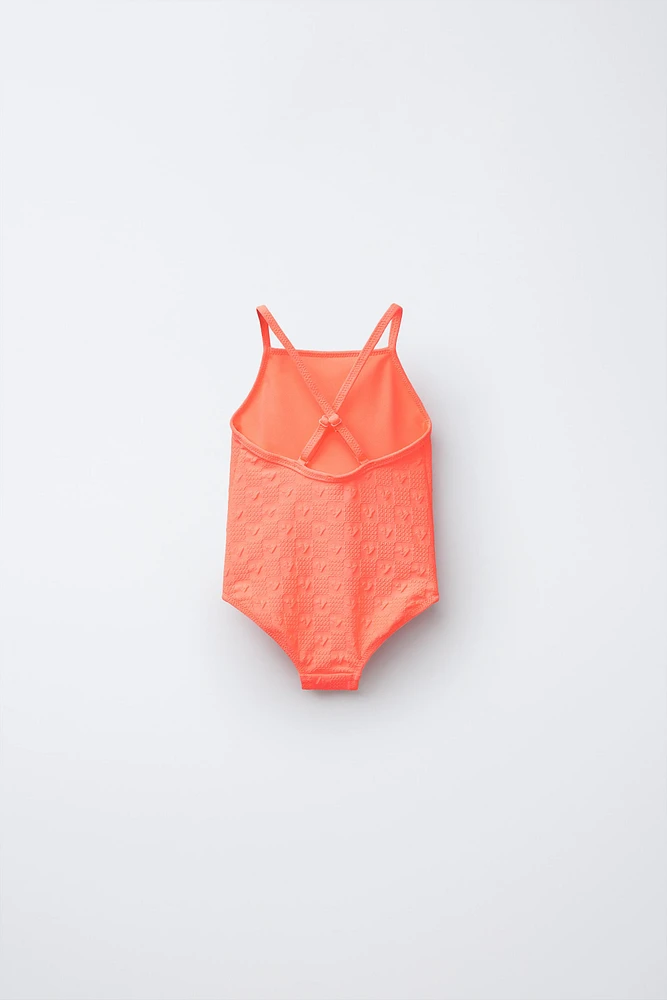 2-6 ANS/ MAILLOT DE BAIN CŒURS