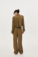 ASYMMETRIC FRONT PANTS