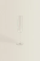 STRAIGHT CRYSTALLINE FLUTE GLASS