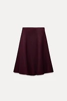 BASIC KNIT MIDI SKIRT