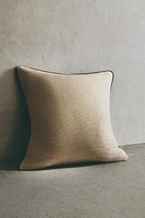 THROW PILLOW COVER WITH PIPING
