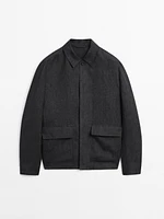 100% linen overshirt