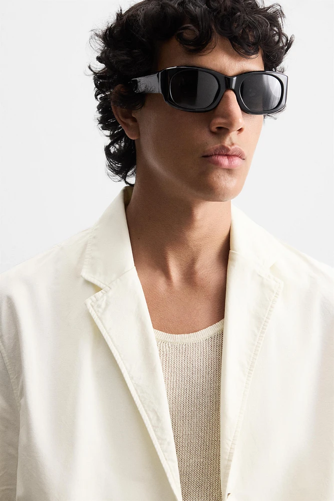 RELAXED FIT COTTON BLAZER