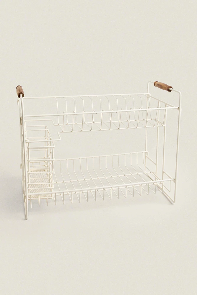 LACQUERED METAL DISH RACK