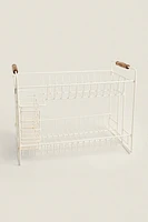 LACQUERED METAL DISH RACK