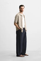 CHEMISE EN MAILLE À TEXTURE BOUCLÉ