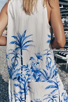 BLOUSE IMPRIMÉ TROPICAL