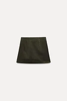 CORDUROY MINI SKIRT