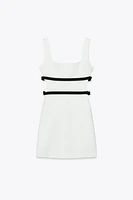 STRETCH TIE DRESS