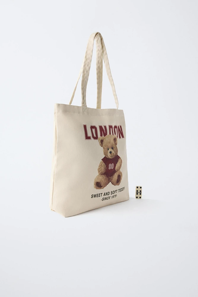 SAC SHOPPER TEDDY