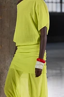 ROBE LONGUE EN MAILLE UNIE