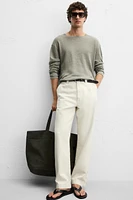 100% LINEN SWEATER