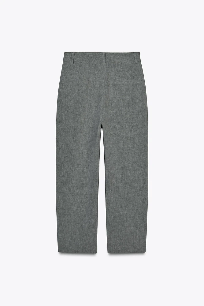 PLEATED CHINO PANTS