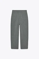 PLEATED CHINO PANTS