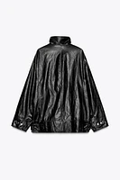 FAUX LEATHER JACKET ZW COLLECTION