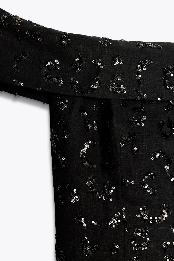 SEQUIN VEST TOP
