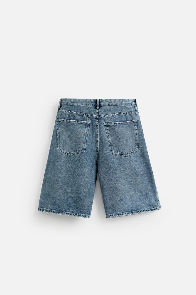 BERMUDA DENIM COUPE OVERSIZE