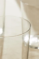 SET OF TALL GLASS TUMBLERS (SET OF 4