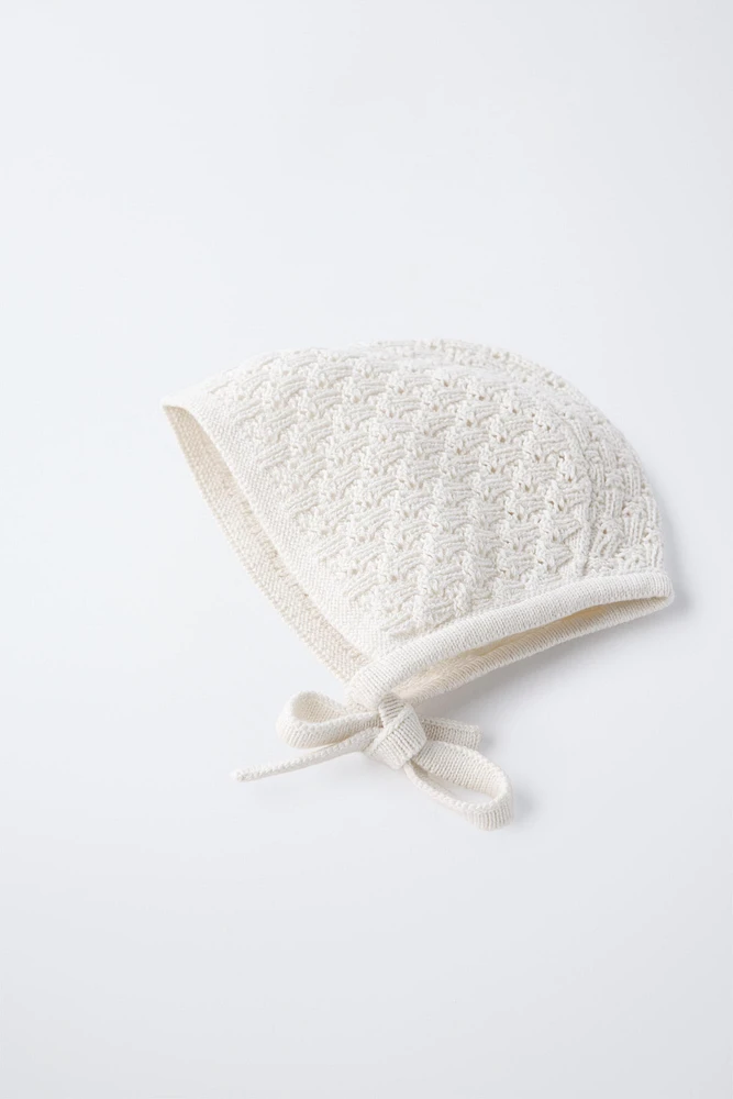 BONNET EN COTON SOIE