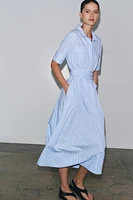 ZW COLLECTION POPLIN SHIRT DRESS