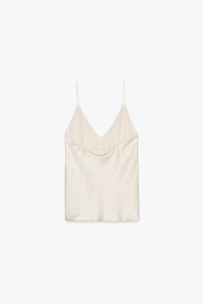 LIMITED EDITION SATIN EFFECT CAMISOLE