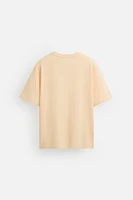T-SHIRT IMPRIMÉ CONTRASTE