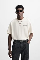 T-SHIRT HEAVY WEIGHT IMPRIMÉ EN MATIÈRES VARIÉES