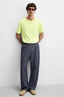 PANTALON RELAXED FIT SEERSUCKER