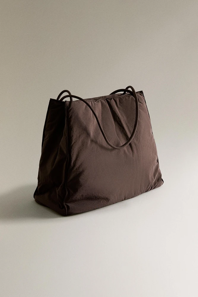 TECHNICAL FABRIC TOTE BAG