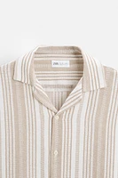 TEXTURED STRIPED SHIRT