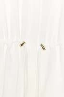 GATHERED KIMONO SHIRT