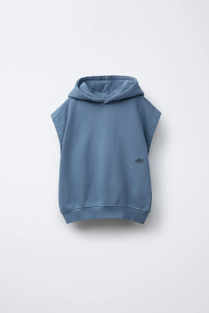 GILET À CAPUCHE LOGO
