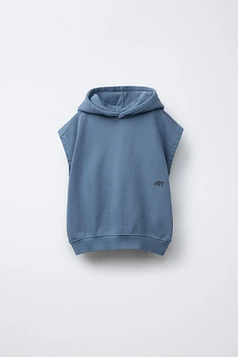 GILET À CAPUCHE LOGO