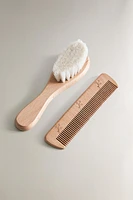 ENSEMBLE BROSSE PEIGNE FLEUR