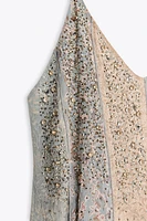 ZW COLLECTION BEADED SLIP DRESS