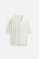 CHEMISE EN MAILLE AJOURÉE