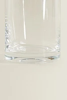 BOHEMIA CRYSTAL BOTTLE WITH A GOLDEN RIM