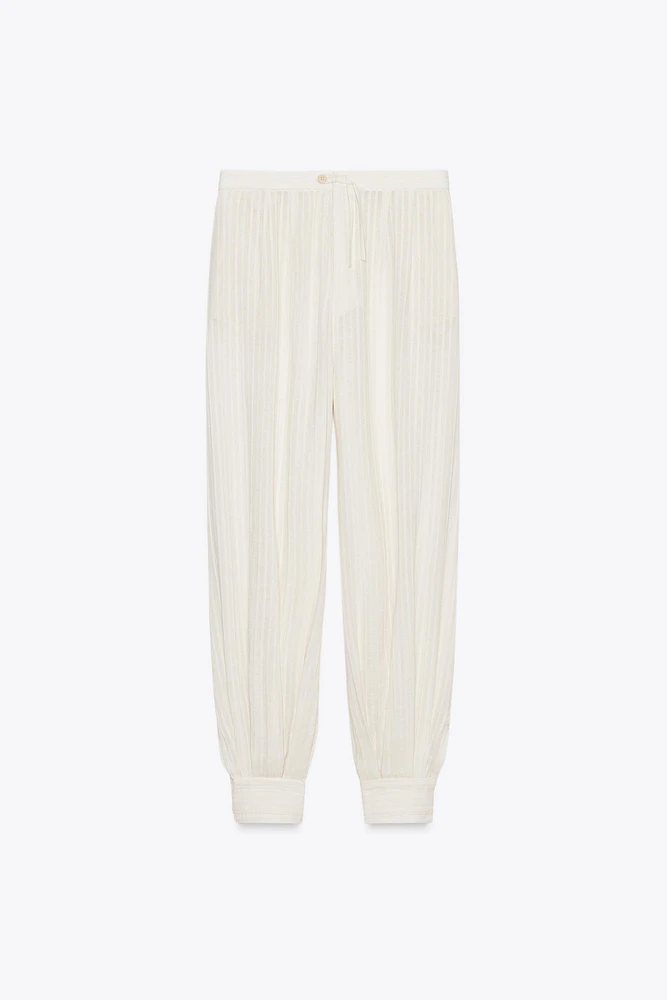 ZW COLLECTION STRIPED CUFF PANTS